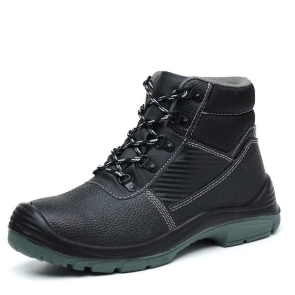 【D1012】Men's Safety Shoes & Work Boots - Steel Toe & Puncture-Resistant Mid-Cut Design with Abrasion-Proof PU Base【$10.99/pair (FOB)】 - 图片 2