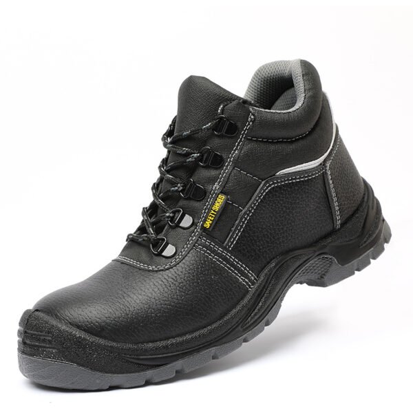 【D1012】Men's Safety Shoes & Work Boots - Steel Toe & Puncture-Resistant Mid-Cut Design with Abrasion-Proof PU Base【$10.99/pair (FOB)】 - 图片 4