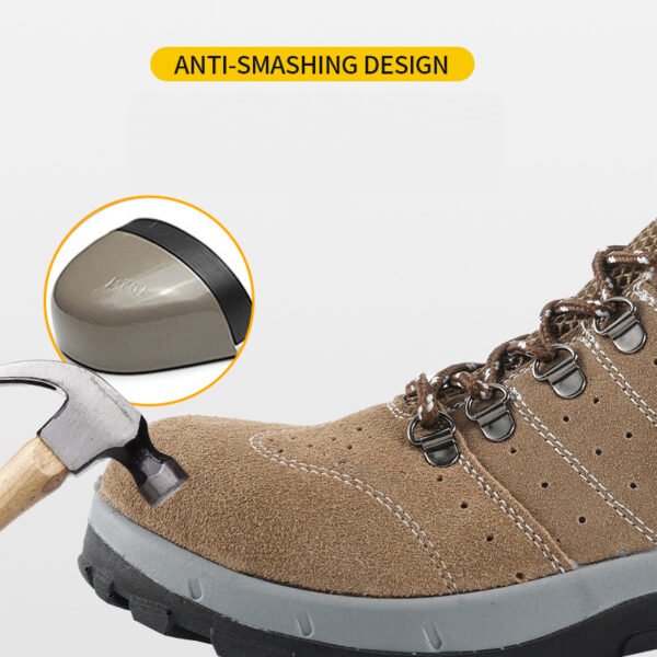 【D1011】Men's Premium Cowhide Safety Boots - All-Season Work Footwear with Ultimate Protection‌【$8.99/pair (FOB)】 - 图片 2