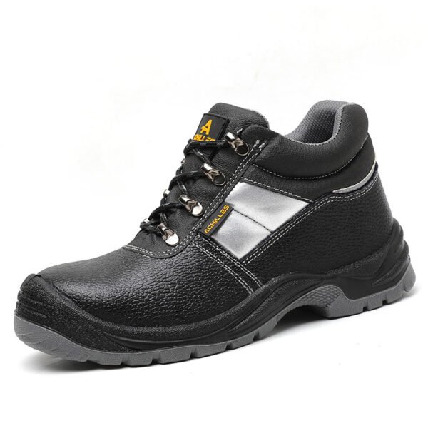 【D1012】Men's Safety Shoes & Work Boots - Steel Toe & Puncture-Resistant Mid-Cut Design with Abrasion-Proof PU Base【$10.99/pair (FOB)】 - 图片 3