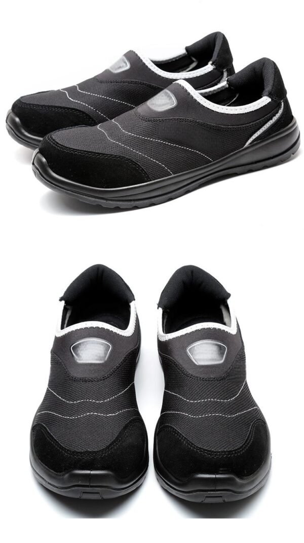 【D1013】Men's Industrial Safety Boots - Anti-Impact, Puncture-Proof & Anti-Static Work Shoes with Breathable Design【$12.99/pair (FOB)】 - 图片 6