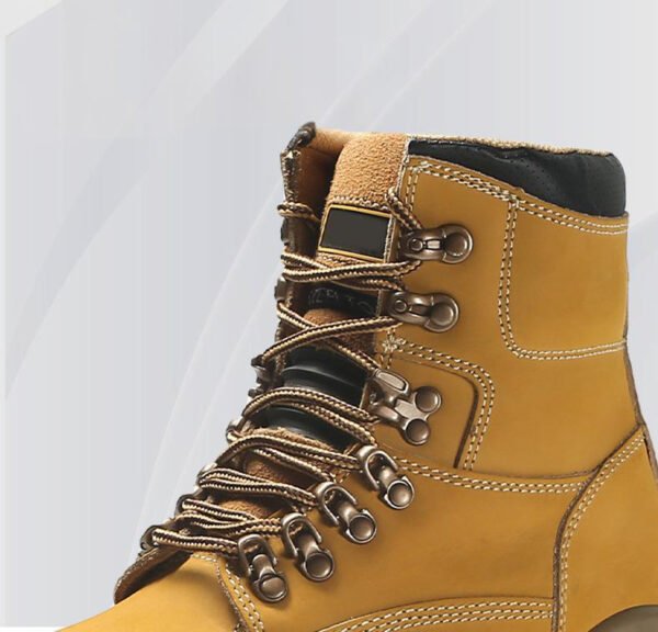 【H2101】WinterGuard Pro Yellow Nubuck High-Cut Safety Boots - ASTM F2413 Waterproof Steel Toe Puncture-Resistant Construction Work Boots【$35.50/pair (FOB)】 - 图片 7