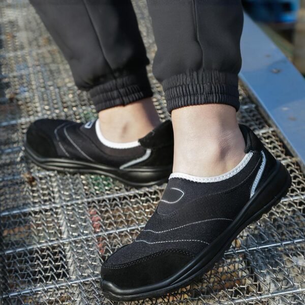 【D1013】Men's Industrial Safety Boots - Anti-Impact, Puncture-Proof & Anti-Static Work Shoes with Breathable Design【$12.99/pair (FOB)】 - 图片 5